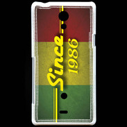 Coque Sony Xperia T Rasta since 1986