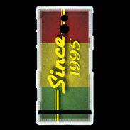Coque Sony Xperia P Rasta since 1995