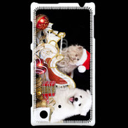 Coque Nokia Lumia 720 Chaton et Chiot Noël