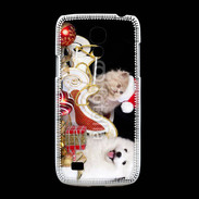 Coque Samsung Galaxy S4mini Chaton et Chiot Noël