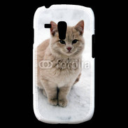 Coque Samsung Galaxy S3 Mini Chat dans la neige