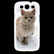 Coque Samsung Galaxy S3 Chat dans la neige