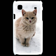 Coque Samsung Galaxy S Chat dans la neige