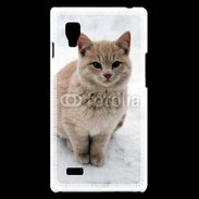 Coque LG Optimus L9 Chat dans la neige