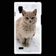 Coque LG Optimus L9 Chat dans la neige