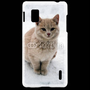 Coque LG Optimus G Chat dans la neige