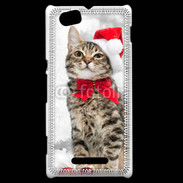 Coque Sony Xperia M Chat Noël 2