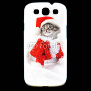 Coque Samsung Galaxy S3 Chat Noël 3