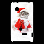 Coque Sony Xperia Typo Chat Noël 3