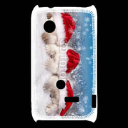 Coque Sony Xperia Typo 3 chatons Noël