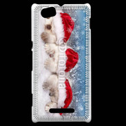 Coque Sony Xperia M 3 chatons Noël