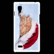 Coque LG Optimus L9 Chaton Noël 2