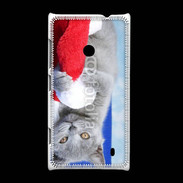 Coque Nokia Lumia 520 Chat Noël 6