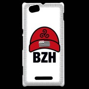 Coque Sony Xperia M Bonnet rouge breton