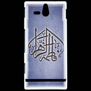 Coque Sony Xperia U Islam C Bleu