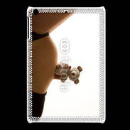 Coque iPadMini Femme enceinte avec peluche