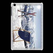 Coque iPadMini transat et skis neige
