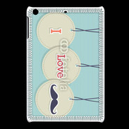 Coque iPadMini I love moustache 5