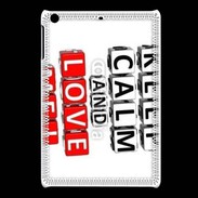 Coque iPadMini Keep calm et love me