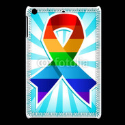 Coque iPadMini Rainbow Pride Ribbon