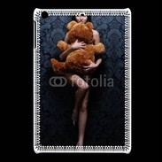 Coque iPadMini Femme glamour câlin nounours