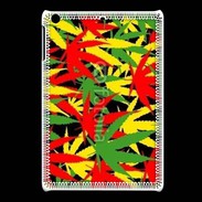 Coque iPadMini Fond de cannabis coloré