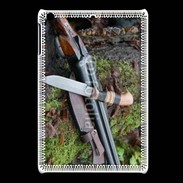 Coque iPadMini Fusil de chasse et couteau 2