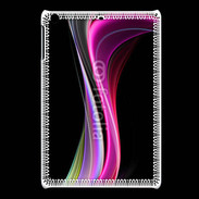Coque iPadMini Abstract multicolor sur fond noir