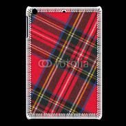 Coque iPadMini Mode tissus écossais rouge
