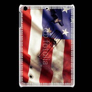 Coque iPadMini Drapeau USA avec arme