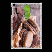 Coque iPadMini Macaron chocolat 