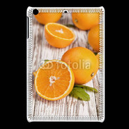 Coque iPadMini Belles oranges sur fond en bois
