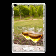 Coque iPadMini Verres de vin et vignes