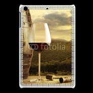 Coque iPadMini Verre de vin rouge et vignes