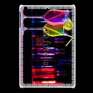 Coque iPadMini Cocktails rose et jaune