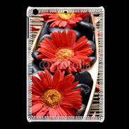 Coque iPadMini Fleurs Zen rouge 10