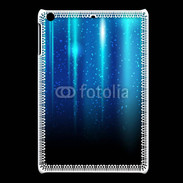 Coque iPadMini Rideau bleu à strass