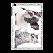 Coque iPadMini Duo chien et chat