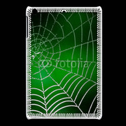 Coque iPadMini Toile d'araignée verte
