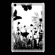 Coque iPadMini Papillon en noir et blanc