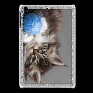 Coque iPadMini Chaton et pelote de laine