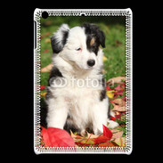 Coque iPadMini Adorable chiot Border collie