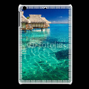 Coque iPadMini Bungalow sur l'eau des tropiques