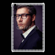 Coque iPadMini Homme charmant en costume et lunettes