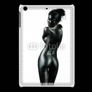 Coque iPadMini Femme nue body painting noir et blanc 3