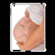 Coque iPad 2/3 Femme enceinte avec bébé dans le ventre