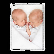 Coque iPad 2/3 Duo de bébés qui dorment 2