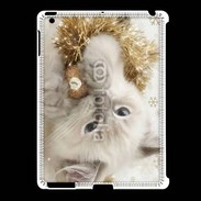 Coque iPad 2/3 Chat Noël