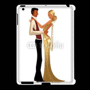 Coque iPad 2/3 Couple glamour dessin
