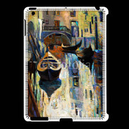 Coque iPad 2/3 Peinture du canal de Venise en Italie